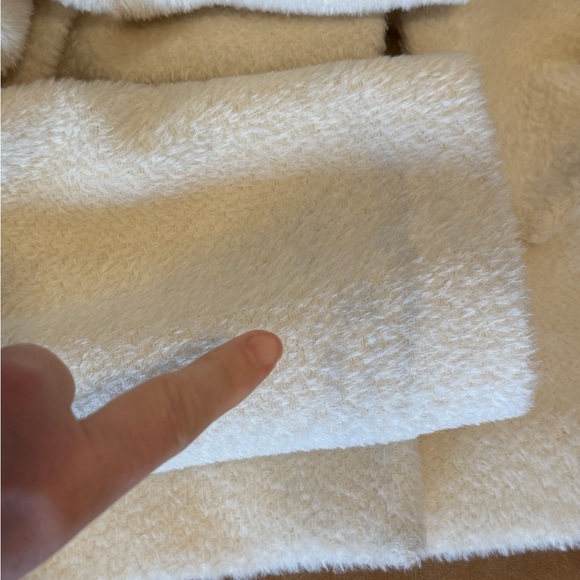 The Fischer project alpaca wool blend Elegant Cream Women's Coat - Picture 9 of 9